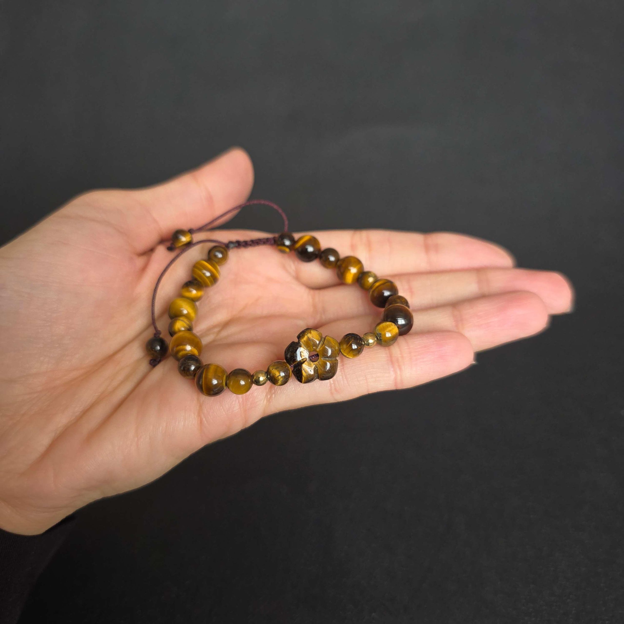 دستبند سنگ چشم ببر - Image 4